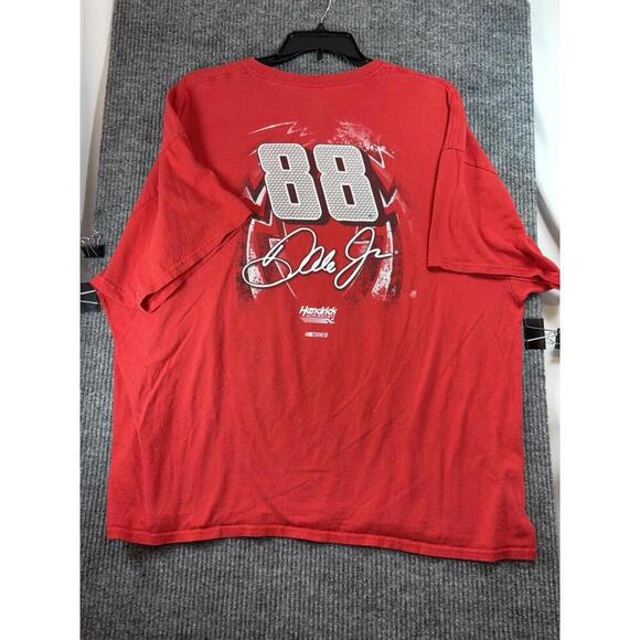 Dale Earnhardt Jr. 88 Adult 3XL Red TShirt NASCAR Hendrick Motors 2016 2-Sided - Picture 3 of 12